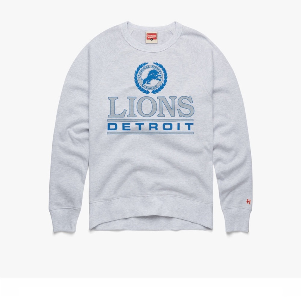 Homage Detroit Lions Crest Crewneck